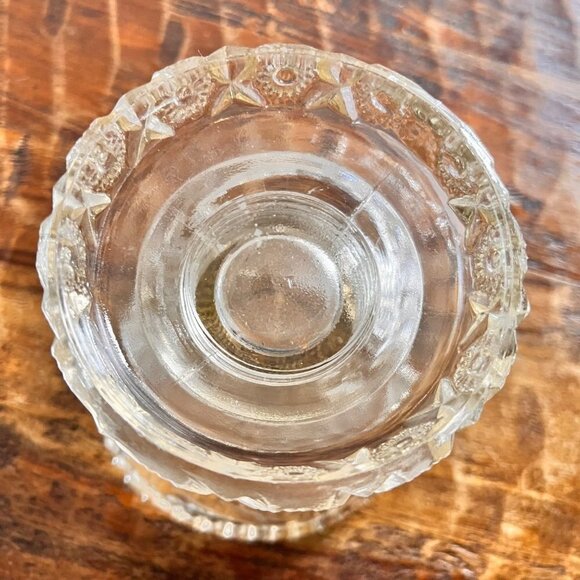 Vintage McKee Glass Concord Punch Bowl Stand, Vase, Candle Holder - Picture 7 of 8